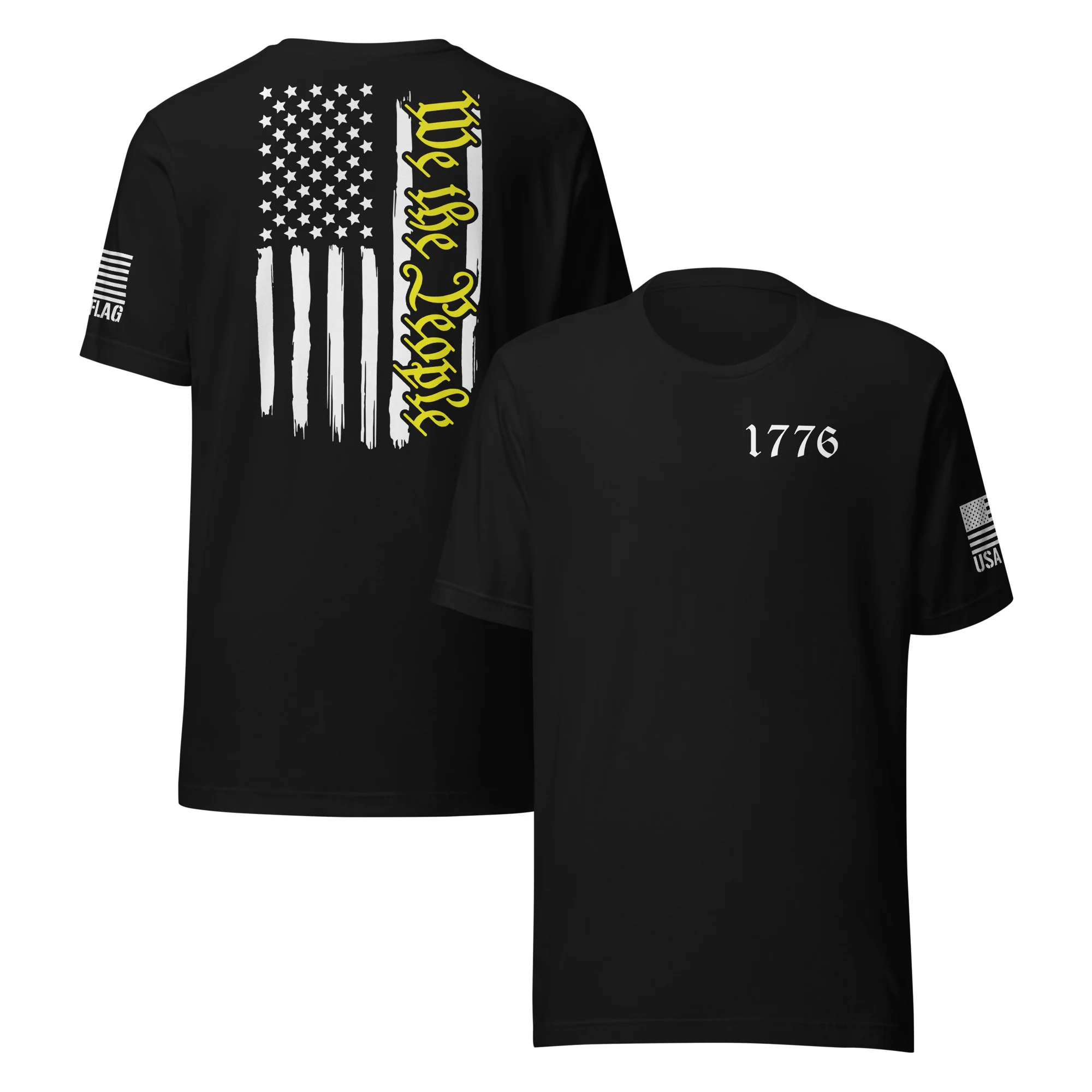 We The People American Flag T-Shirt | Unisex | DTF Printing - Image 5