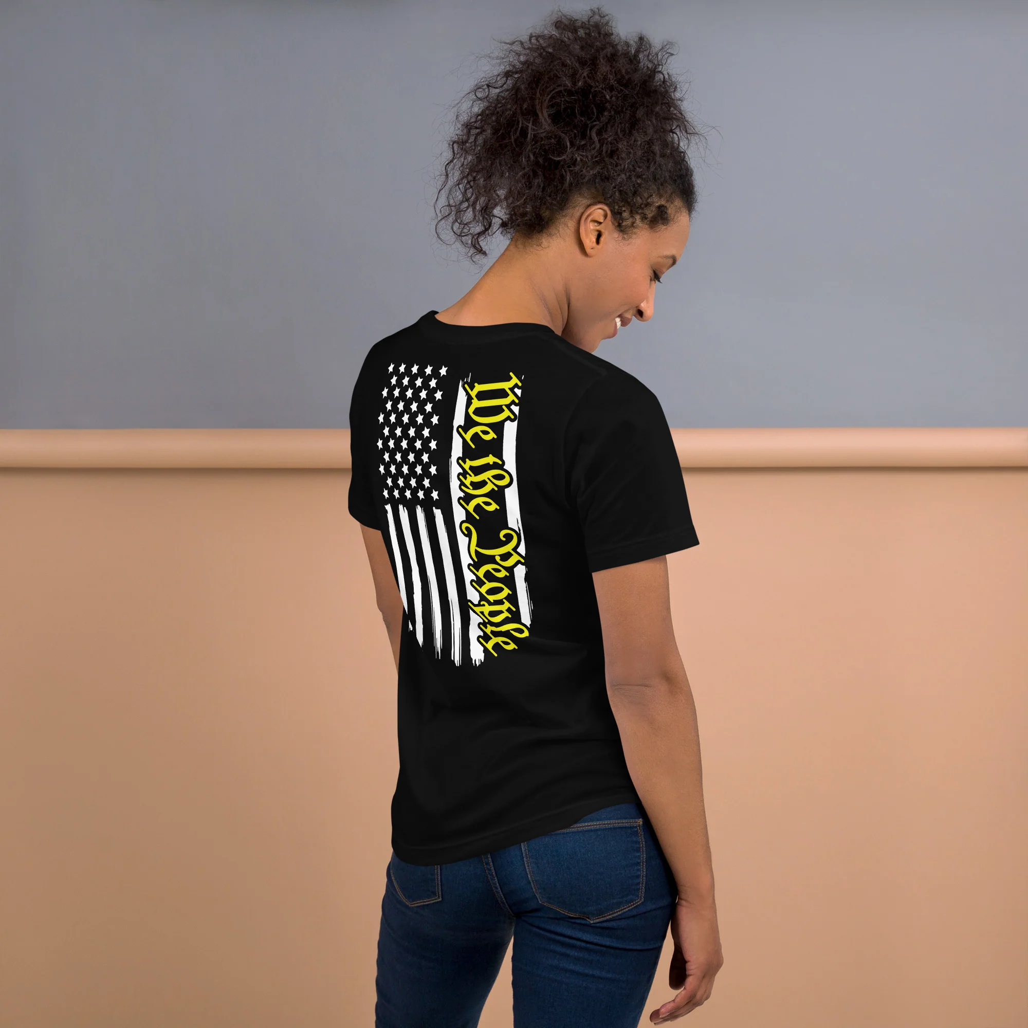 We The People American Flag T-Shirt | Unisex | DTF Printing - Image 9
